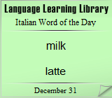 Green italian Word of the Day