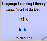 Blue italian Word of the Day