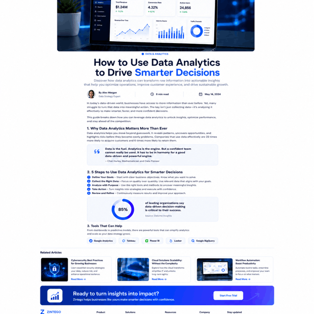How to Use Data Analytics to Drive Smarter Decisions
