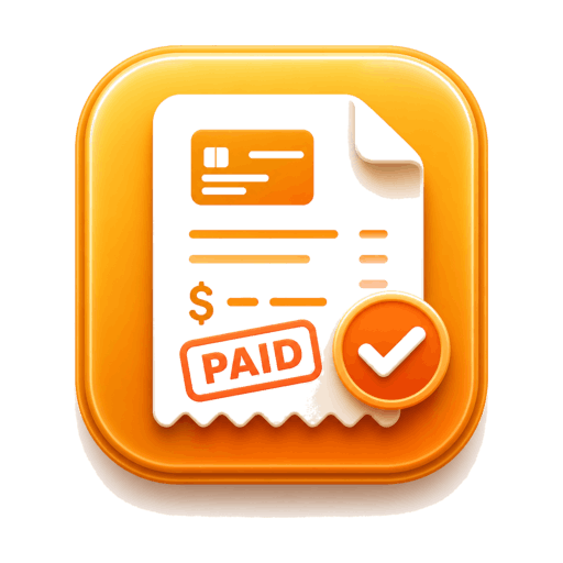 Payment receipt template preview