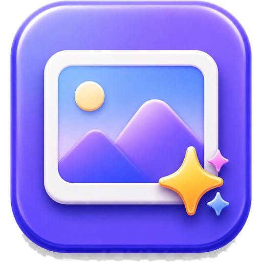 AI image generator app icon